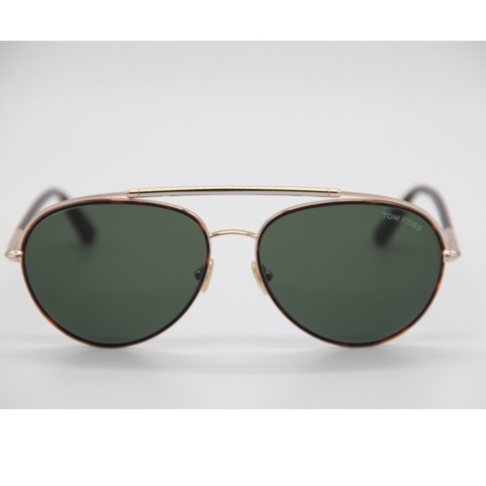 NEW TOM FORD CURTIS TF748 52N UNISEX AVIATOR SUNGLASSES TOM FORD FT0748/S GREEN - Picture 3 of 16